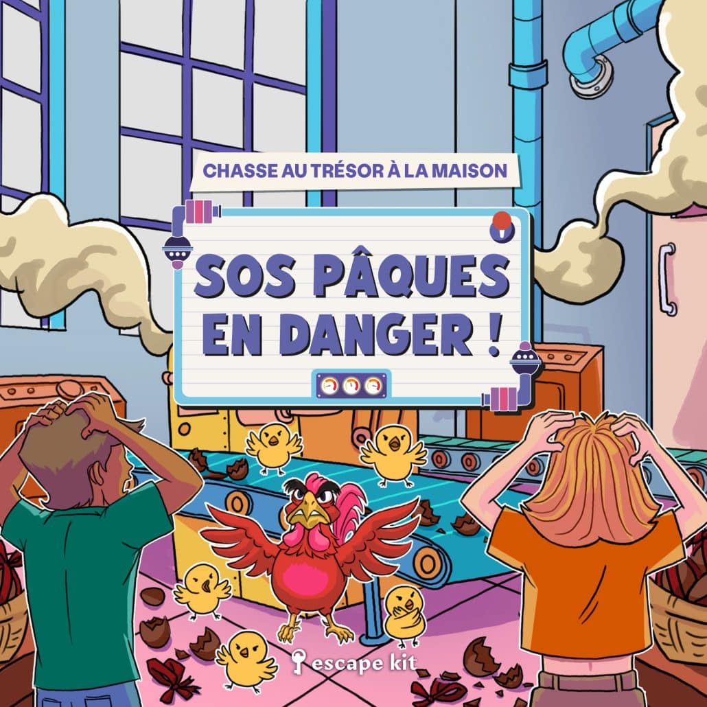 Escape-Kit : SOS : Pâques en danger – Une chasse au trésor clé en main pour les 4-12 ans