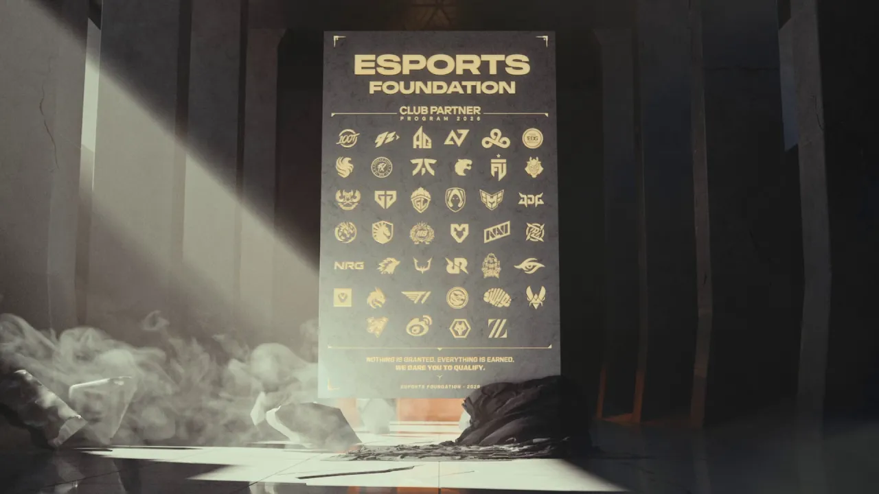 40 clubs esports sélectionnés pour le Club Partner Program 2026, dont Team Vitality et Gentle Mates