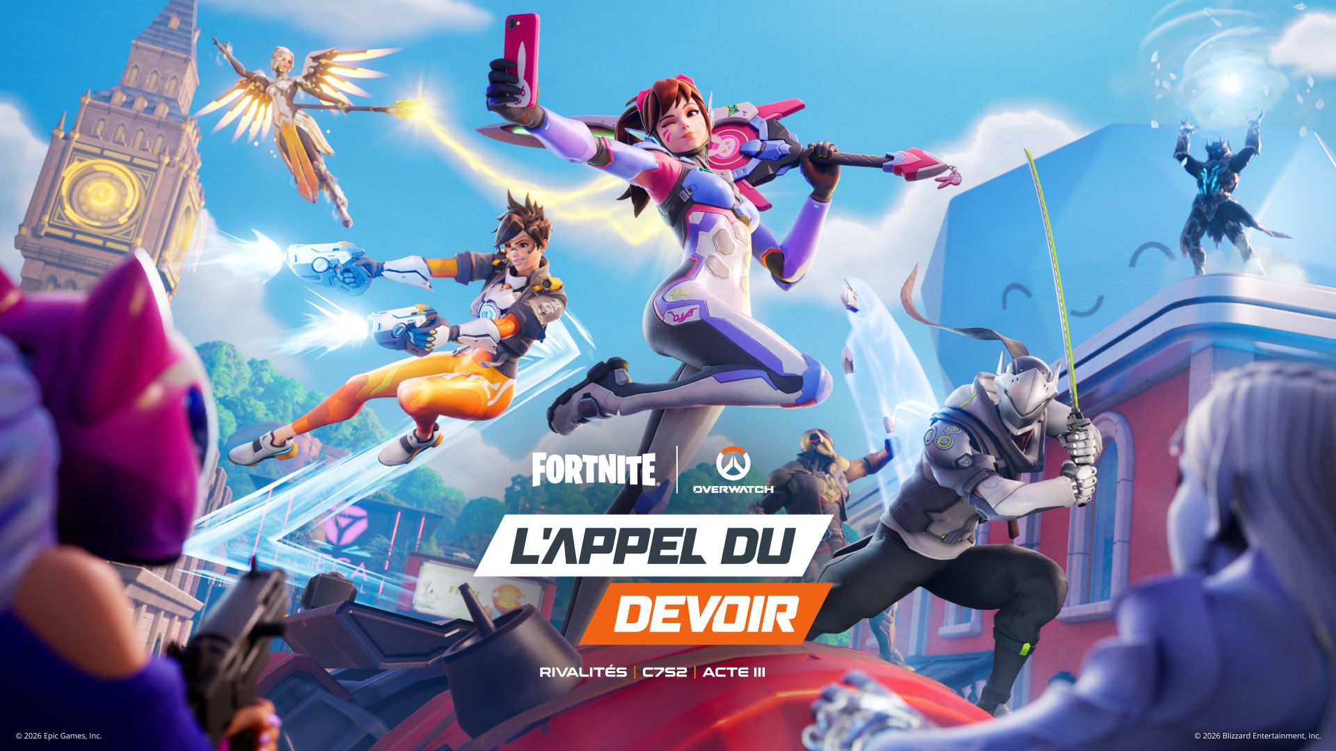 Fortnite x Overwatch : les héros d’Overwatch débarquent dans Rivalités avec l’acte III