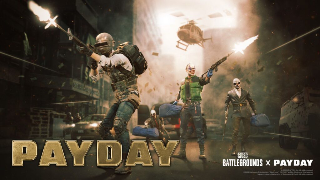 PUBG x PAYDAY : quand le battle royale se transforme en jeu de braquage