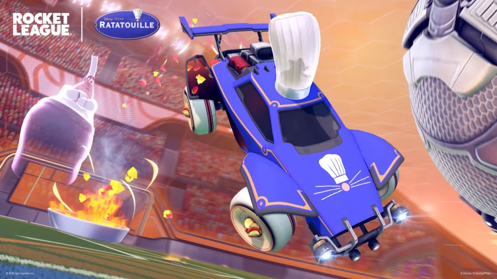 Ratatouille débarque dans Rocket League