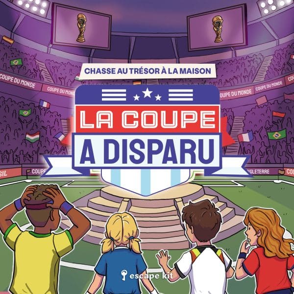 Escape-Kit : La Coupe du monde a disparu : une chasse au trésor football pleine de suspense pour les enfants