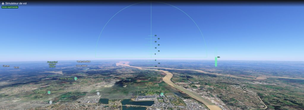 Google Earth : le simulateur de vol secret