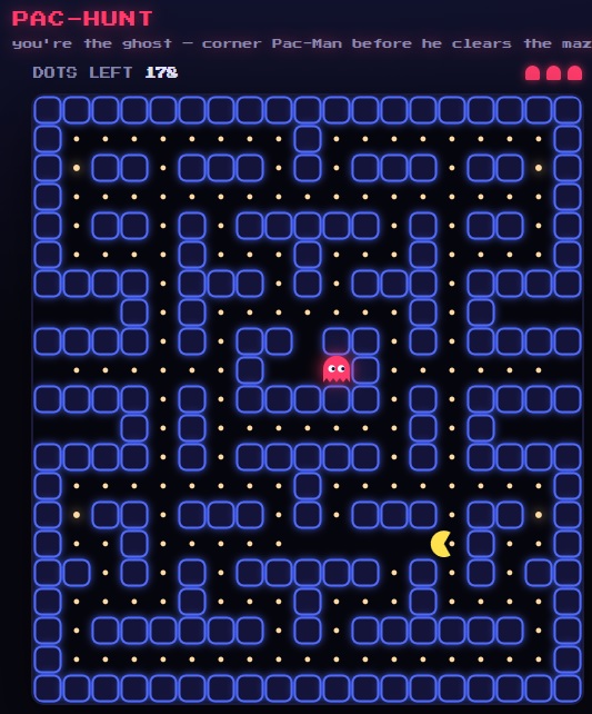 Pac-Hunt : quand les fantômes prennent enfin leur revanche sur Pac-Man