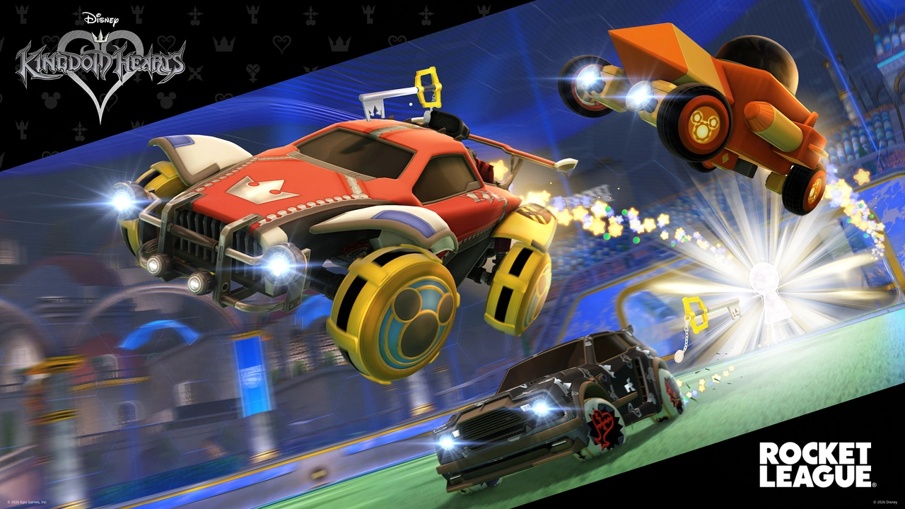 KINGDOM HEARTS débarque dans Rocket League avec des récompenses inédites